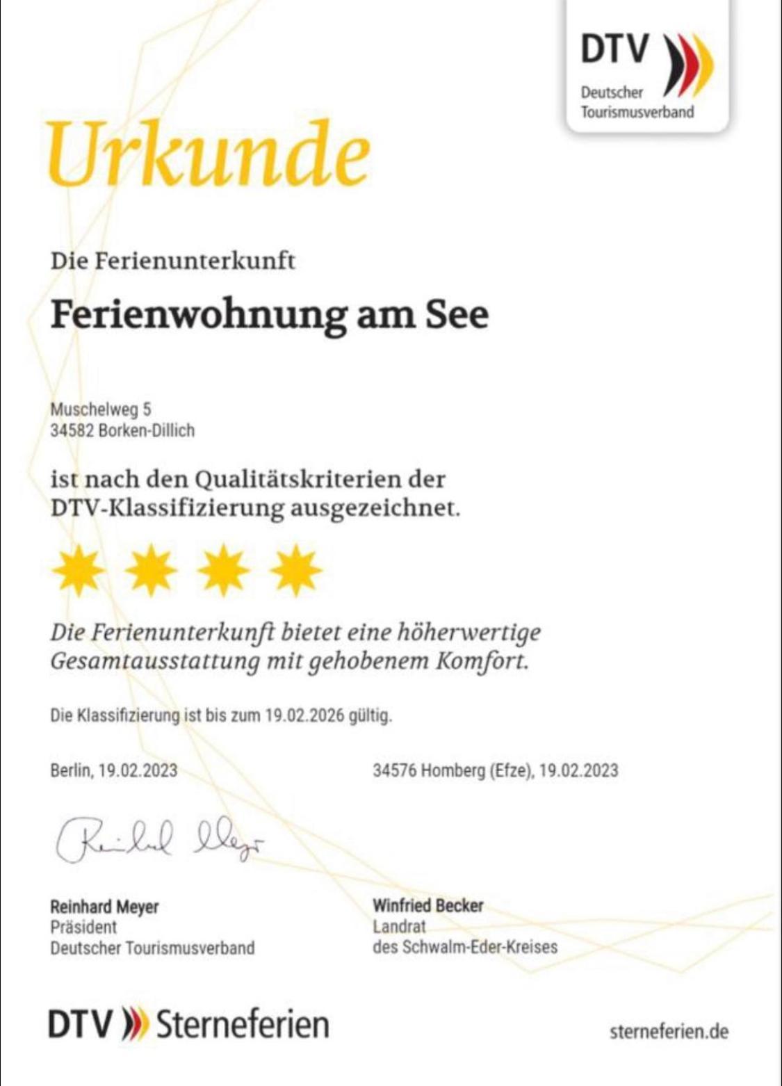 Ferienwohnung Am See Dillich - Ruhige Lage - Eigener Garten - Direkt Neben Einem Natursee Borken  エクステリア 写真